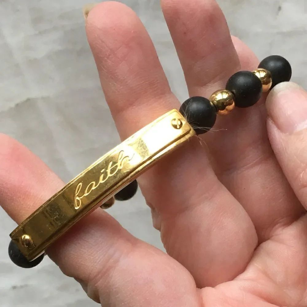 “FAITH” BLACK & Gold Regifters
